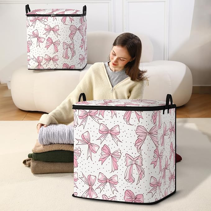 king comforter storage bag, clothes blanket bedding pillow quilt organizer - Image 5