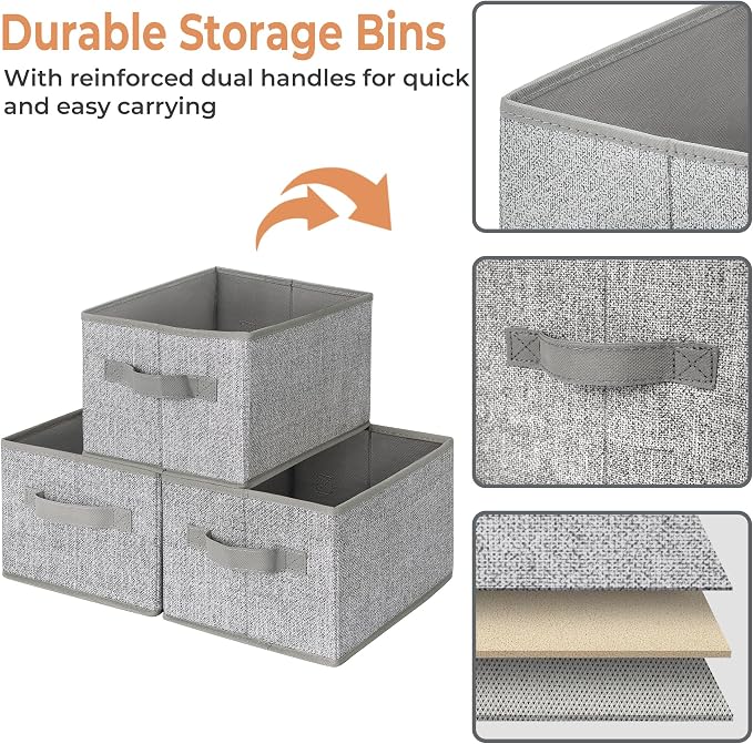 GRANNY SAYS Fabric Storage Bins, Closet Storage Bins - Image 4