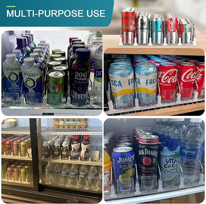 Upgraded Drink Organizer for Fridge, Space-Saving Fridge Drink Organizer - Image 6