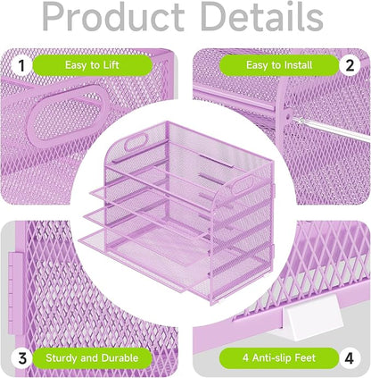 Cawukege 5 Tier Paper Organizer - Image 4