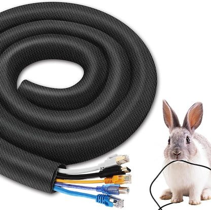 Cord Protectors from Pets No Chew 8.2ft 1/2inch, YCLYC Spilt Wire Protector by YCLYC