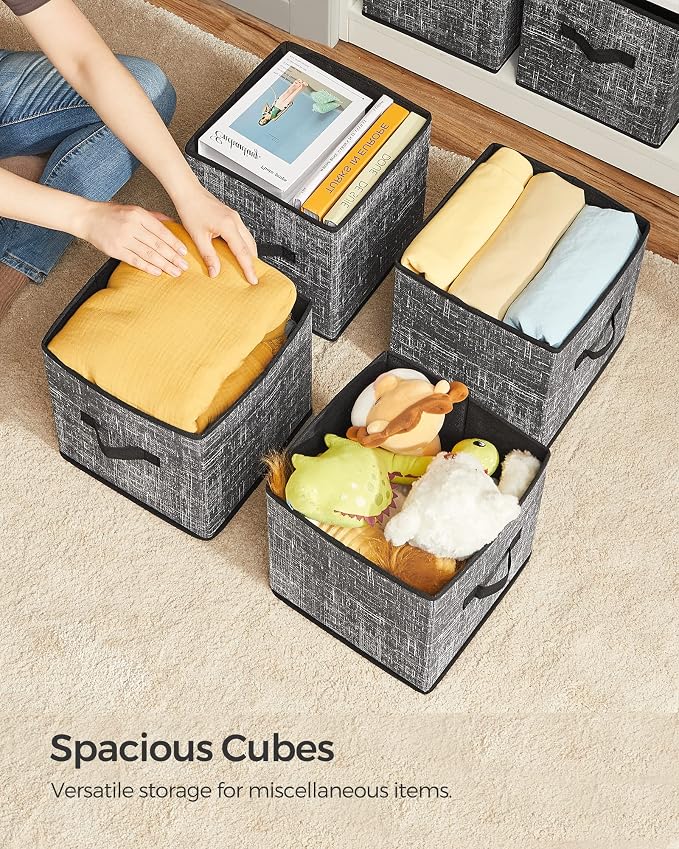 SONGMICS Storage Cubes, 11-Inch Non-Woven Fabric Bins - Image 8