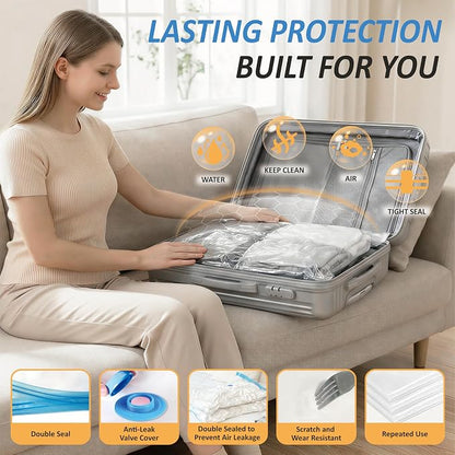 Cozy Essential Travel Vacuum Storage Bags - Image 6