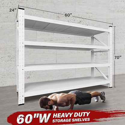 SISESOL 5000LBS Heavy Duty Garage Shelving Units, Large Storage Rack, Steel - Image 2