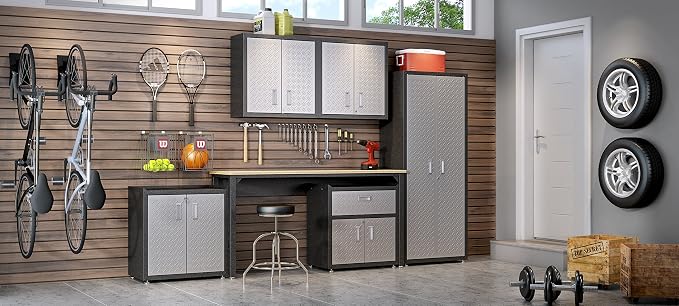 Manhattan Comfort Fortress Collection Modern Designed Mobile Storage Garage - Image 10