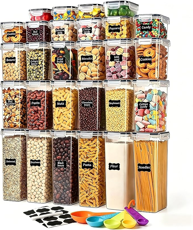 28 Pack Airtight Food Storage Containers by stusgo