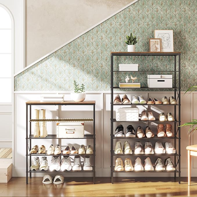 YATINEY 5-Tier Shoe Rack, Shoe Storage - Image 6