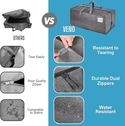 VENO 10 Pack Moving Bags w/Backpack Straps, Heavy Duty, Moving Boxes Alternative - Image 4