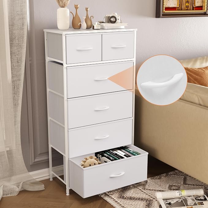 Tall Dresser for Bedroom, Fabric Storage Tower - Image 5