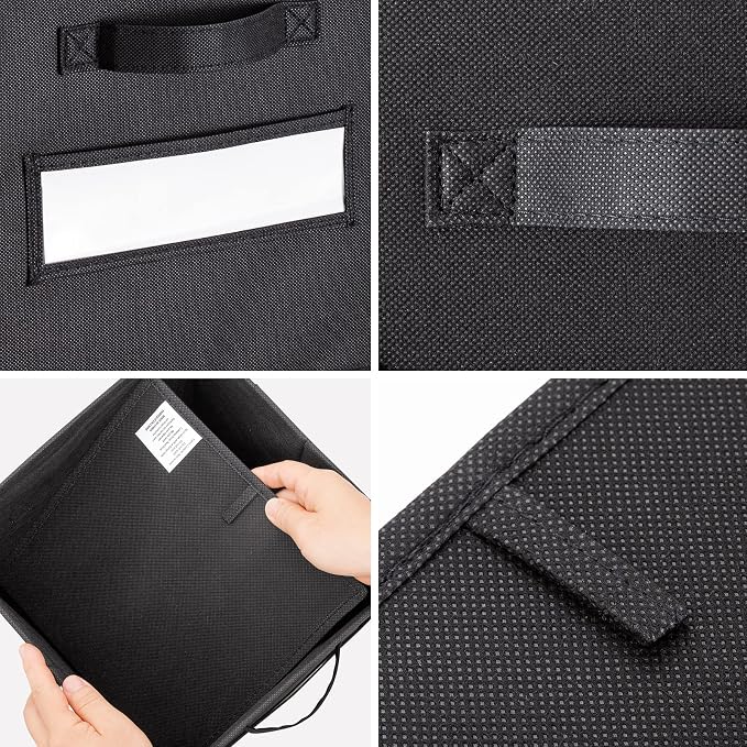 11 Inch Storage Cube, Storage bin, cube storage Foldable Fabric Cube Storage - Image 2