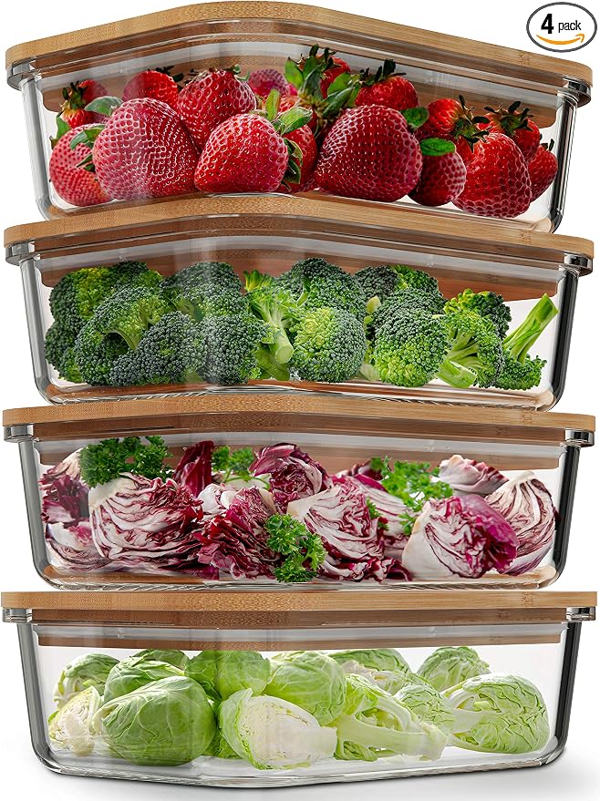 Verel Glass Food Storage Containers by Verel