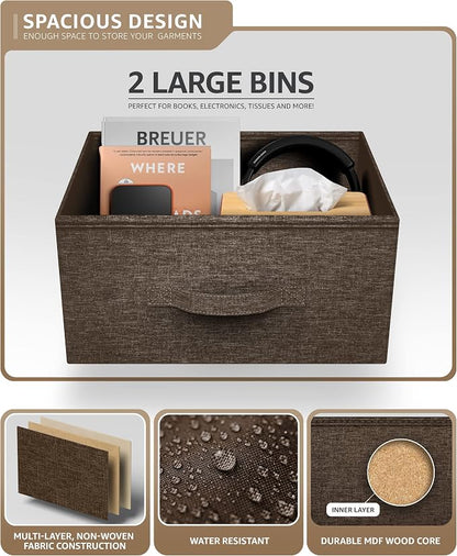 Sorbus Nightstand with 2 Drawers - Image 6