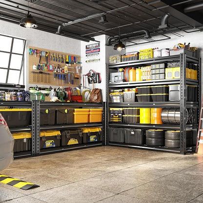 REIBII 48" W Garage Shelving, 5-Tier Storage Shelves Load 3030LBS, Adjustable - Image 2