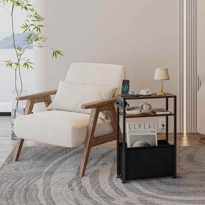 Narrow Side Table, Slim End Tables - Image 3