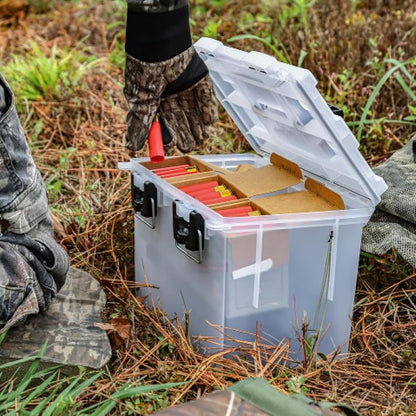 Sheffield XL Ammo Box Made in USA, Stackable Lockable Ammo Storage Box | 2 Pack - Image 9