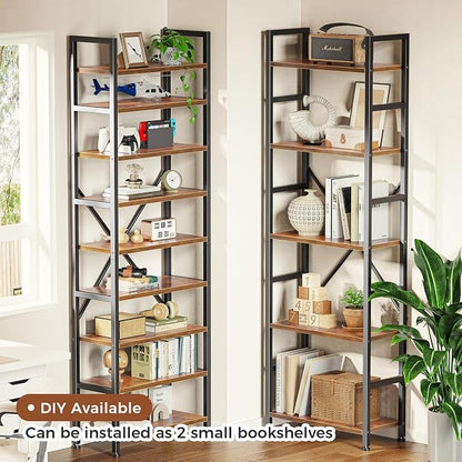 SUPERJARE Triple Bookshelf, Bookcase - Image 4