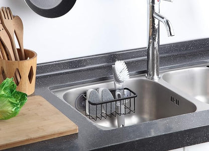 SunnyPoint NeverRust Deluxe Kitchen & Bathroom Sink Sponge Holder Organizer - Image 2