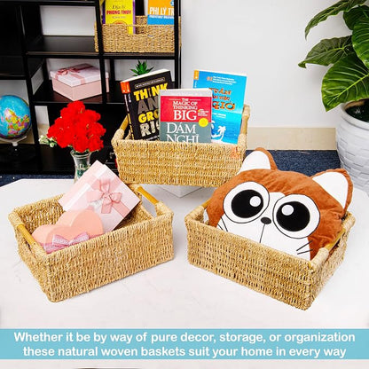 Natural Seagrass Storage Basket - Image 7