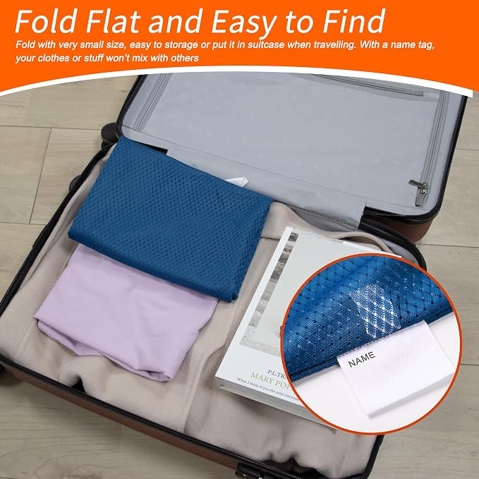 Polecasa Heavy Duty Diamond Mesh Laundry Bag, Machine Washable, Commercial Grade - Image 5