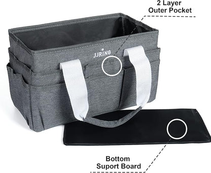 JJRING Craft Organizer Tote Bag, Art Storage Caddy - Image 3