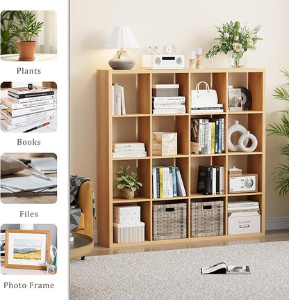 VDNEND Cube Storage Organizer Bookcase, Decorative 11 inch Open Back Cubical - Image 4