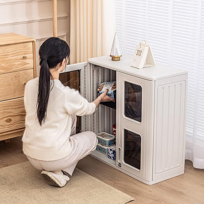 KINYING Outdoor Storage Cabinet Waterproof, Resin Garage and Laundry Room Wall - Image 7