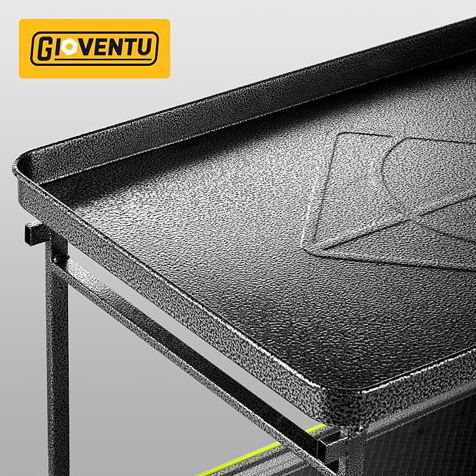 Heavy Duty Push Cart Dolly, 2 Tier Foldable Platform Hand Truck | High-Strength - Image 3
