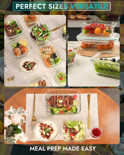 10-Piece Borosilicate Glass Food Storage Containers - Image 6