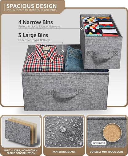 Sorbus Dresser with 7 Drawers - Image 5