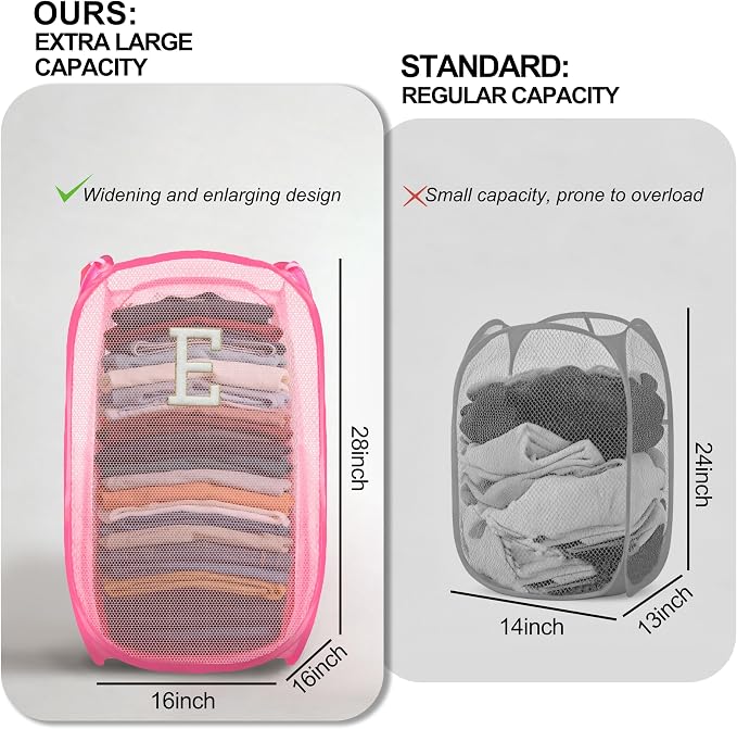 Collapsible Pop Up Laundry Hamper, Extra Large - Image 6