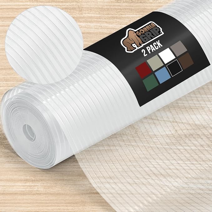 GORILLA GRIP DuraGuard Shelf Liner, Non-Adhesive Cabinet Liners by Unknown