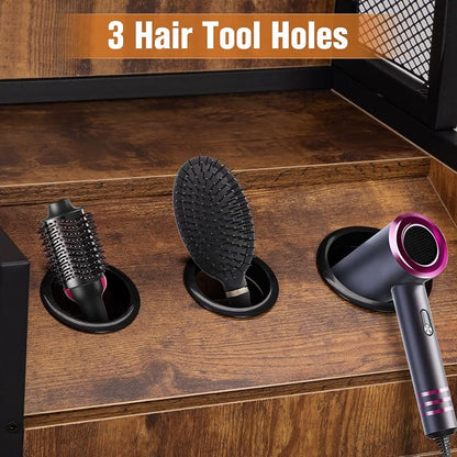 Industrial Style Hair Salon Station, Beauty Equipment Station - Image 5