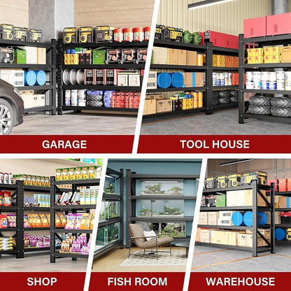 9000LBS Heavy Duty Garage Shelving Units, Metal Garage Shelves, Large Storage - Image 6