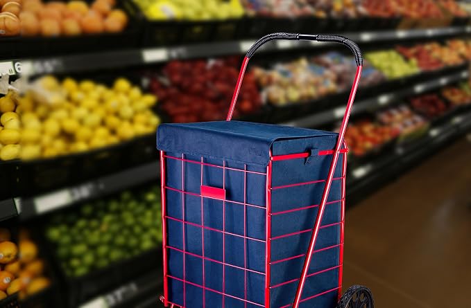 Handy Laundry Shopping Cart Liner, Square Bottom, Fits Standard Shopping Cart - Image 6
