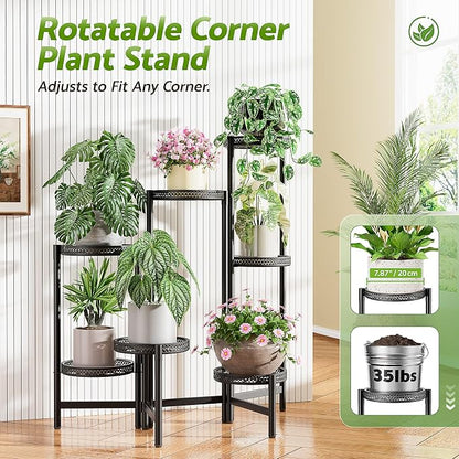 Stand Plants, 7 Tier Metal Plant Stands - Image 2