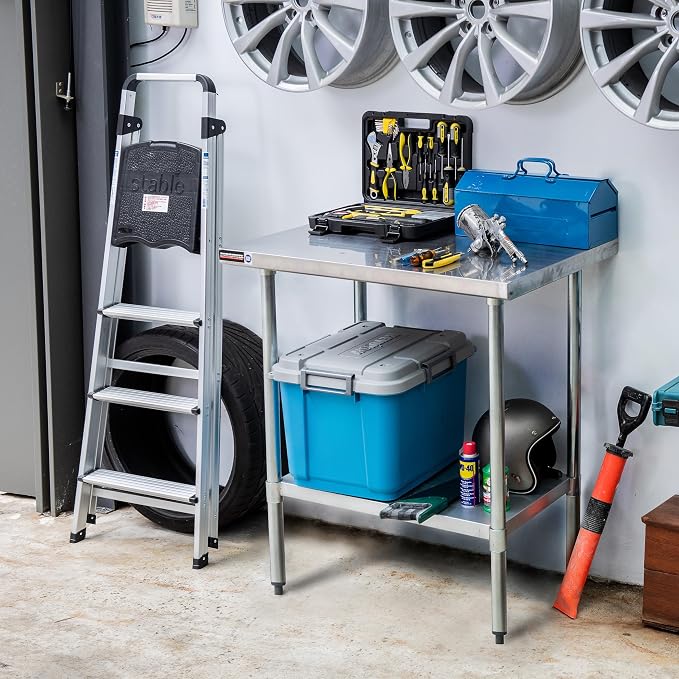 DuraSteel 24x36 Stainless Steel Work Table - Image 7