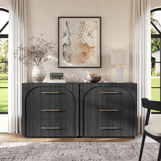 Buffet Cabinet with 3 Drawers, Mid-Century Modern, by MorganBrig