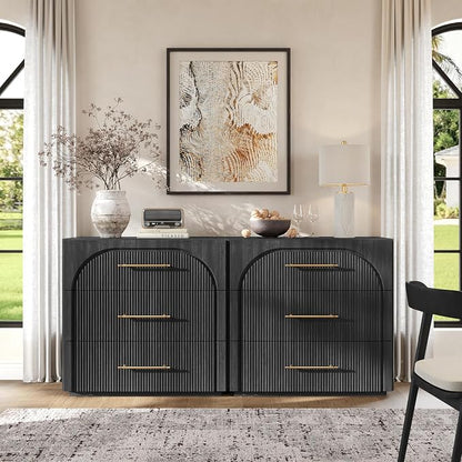Buffet Cabinet with 3 Drawers, Mid-Century Modern, by MorganBrig