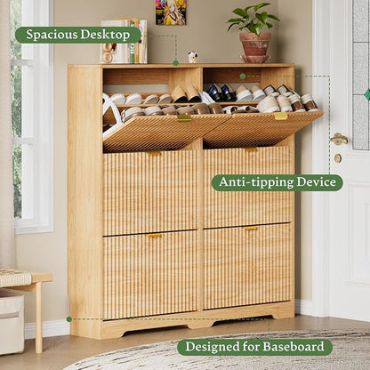 Xixini Shoe Storage Cabinet for Entryway - Image 4