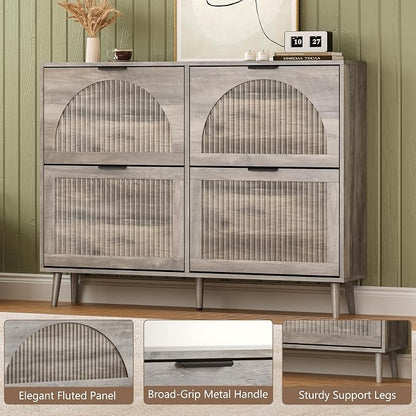 BORNOON Shoe Cabinet for Entryway - Image 5