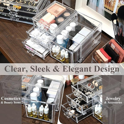 Sea Team Clear Makeup Organizer - Image 4