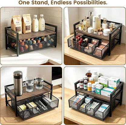 2 Tier Tea Bag Organizer and Storage - Image 5