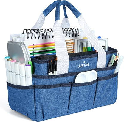 JJRING Craft Organizer Tote Bag, Art Storage Caddy by JJRING