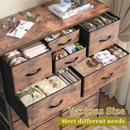 EnHomee 52.2" H Tall Dresser for Bedroom, Vertical Storage Tower, Anti-Tip | - Image 6