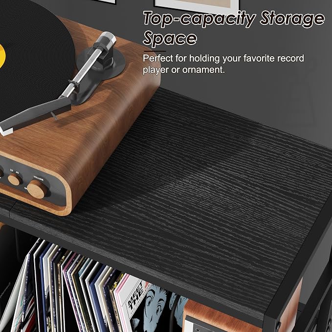 Sonyabecca 3-Tier Record Player Stand - Image 4