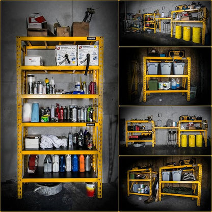 DEWALT 4-Foot Tall, 3-Shelf Industrial Workshop/Garage Storage Rack, Total - Image 2