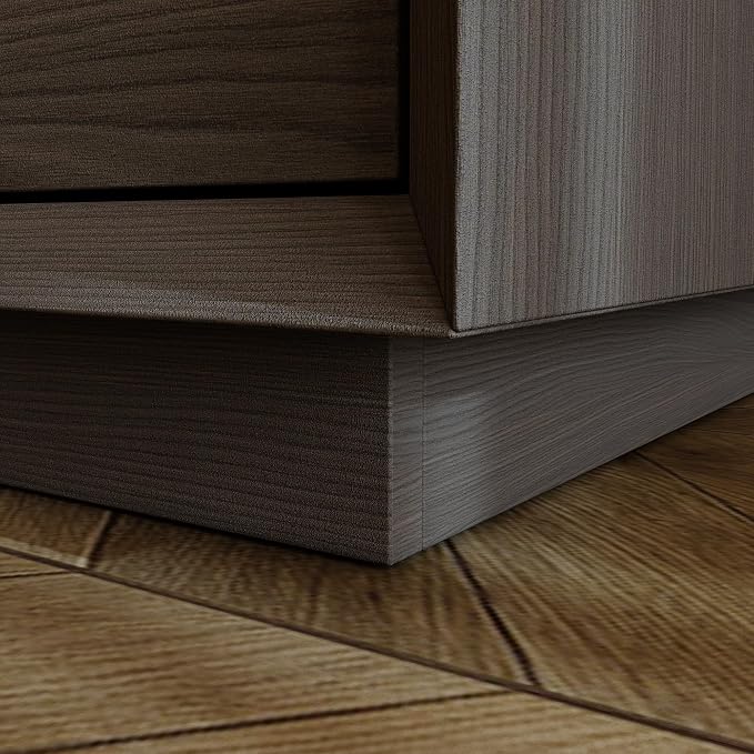 Bedside Table with 3 Drawers, Modern Side Table, Small Nightstand, Wooden Bed - Image 6