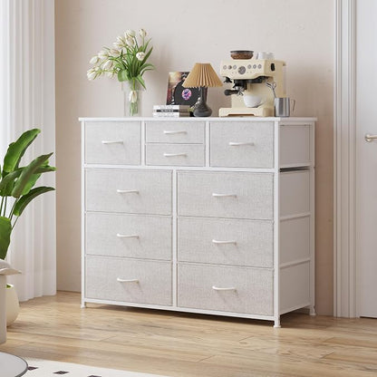 LUMTOK 10 Drawers Dresser with Fabric Bins - Image 2