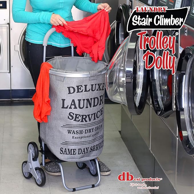 dbest products Stair Climber Laundry Trolley Dolly - Image 6