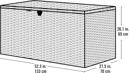 Arrow 4' x 2' x 2' Spacemaker Espresso 134 Gallon Hot-Dipped Galvanized Steel - Image 10